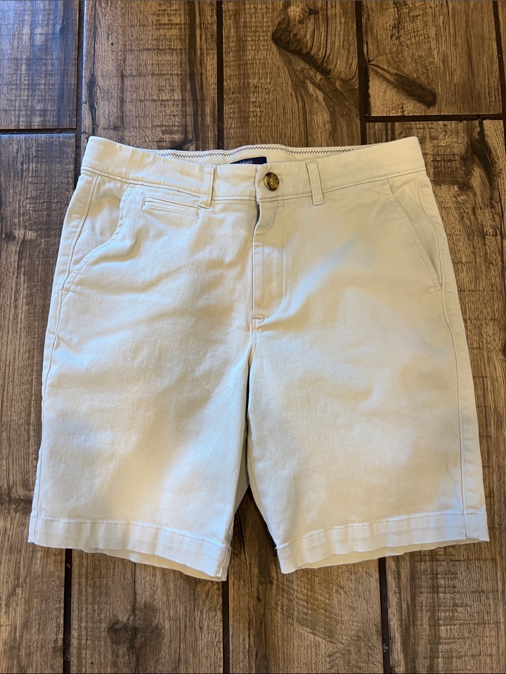 johnnie-O Boys Flat Front Chino Khaki Shorts
